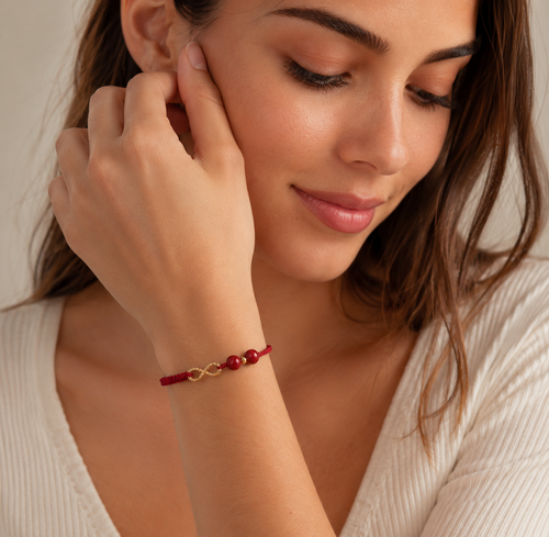 2x1 en Pulsera del Hilo Rojo- Bendición de cinabrio