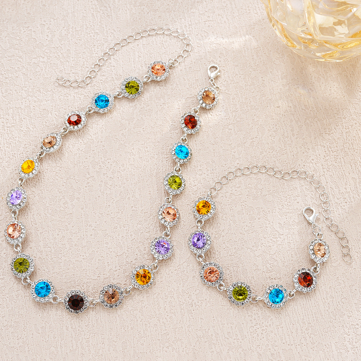 Conjunto 7 Chakras – Gargantilla (Collar) + Pulsera