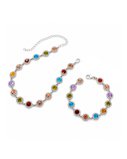 Conjunto 7 Chakras – Gargantilla (Collar) + Pulsera